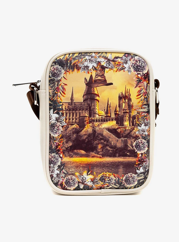 Harry Potter Hogwarts Floral Fantasy Crossbody Bag