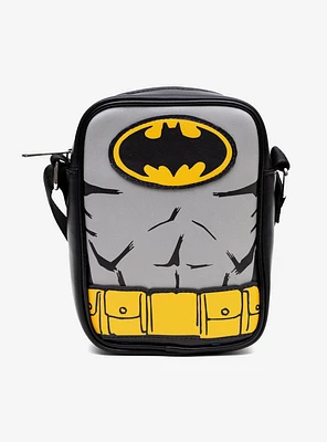 DC Comics Batman Close Up Bat and Belt Crossbody Bag