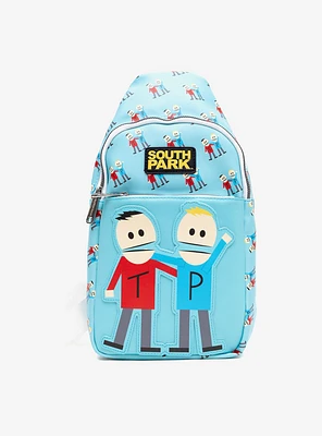 South Park Terrance and Phillip Pose Crossbody Sling Bag