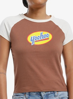 Yoo-Hoo Logo Girls Raglan Baby T-Shirt