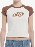 A&W Logo Girls Baby Raglan T-Shirt