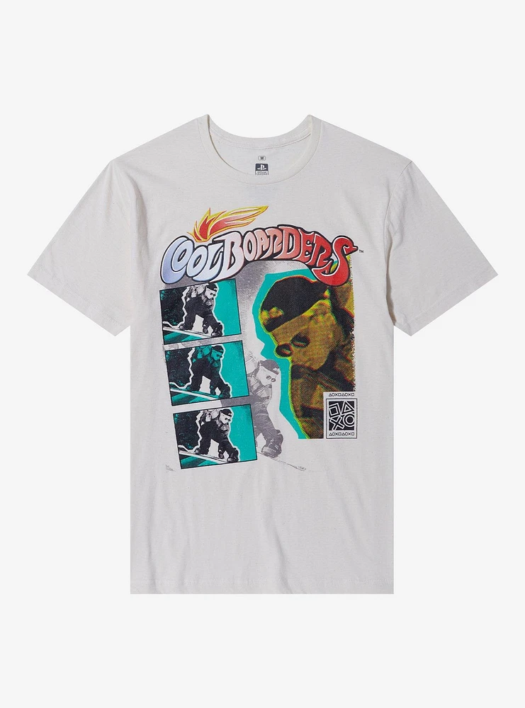 Playstation Cool Boarders Collage T-Shirt