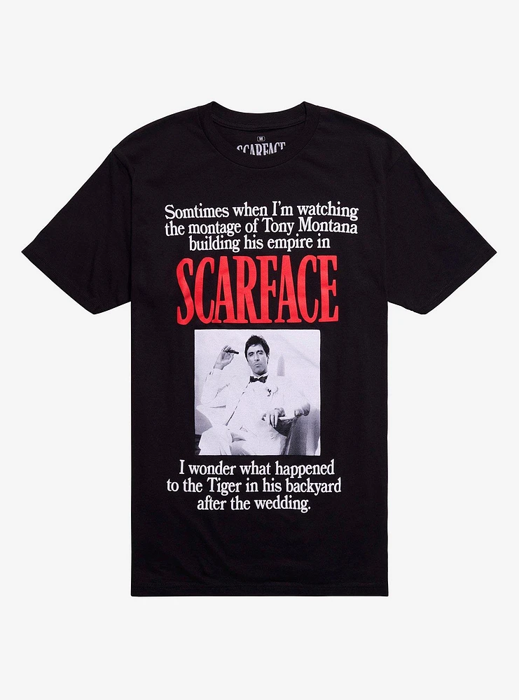 Scarface Tony Montana Tiger T-Shirt