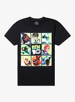 Ben 10 Alien Forms Panels T-Shirt