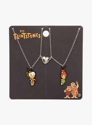 The Flintstones Pebbles & Bamm-Bamm Best Friend Necklace Set