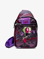 Invader Zim Laughing Pose Crossbody Sling Bag