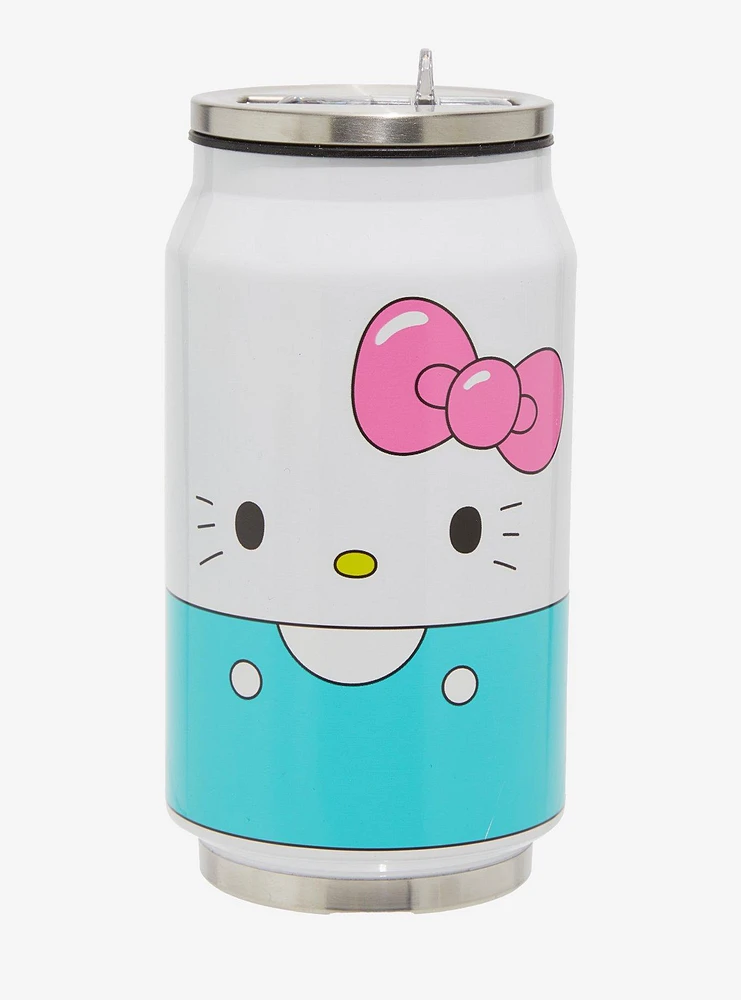 Hello Kitty Face Soda Can Water Bottle