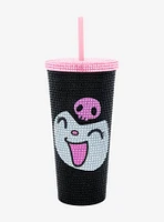 Kuromi Rhinestone Sparkle Acrylic Travel Cup