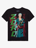 One Piece Zoro Bold Quote Double-Sided T-Shirt