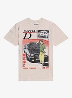 Initial D Car Color Manga Panel T-Shirt