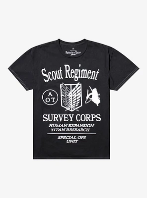 Attack On Titan Scout Regiment Icons T-Shirt