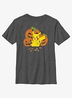 Pokemon Pumpkin N Candycorn Youth Girls T-Shirt