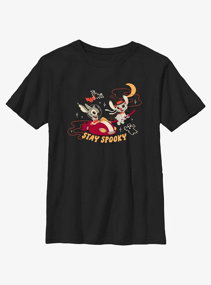 Disney Lilo & Stitch Stay Spooky Youth Girls T-Shirt