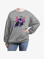 Disney Lilo & Stitch Bat Womens Oversized Sweatshirt