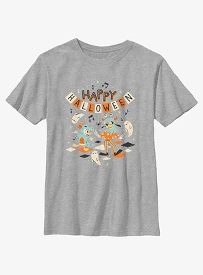 Disney Mickey Mouse Happy Halloween Party Youth Girls T-Shirt