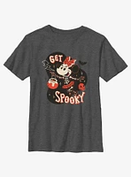 Disney Minnie Mouse Get Spooky Youth Girls T-Shirt