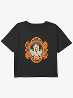 Disney Minnie Mouse Mirror Youth Girls Boxy T-Shirt