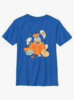 Disney Winnie The Pooh Eeyore Ghosts Pumpkin Youth Girls T-Shirt