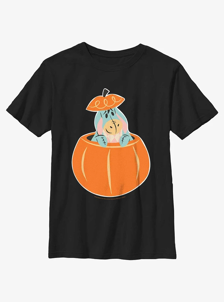 Disney Winnie The Pooh Eeyore Pumpkin Youth Girls T-Shirt