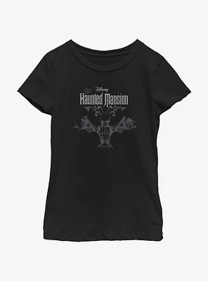 Disney The Haunted Mansion Bat Logo Youth T-Shirt