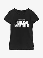 Disney The Haunted Mansion Foolish Mortals Youth T-Shirt