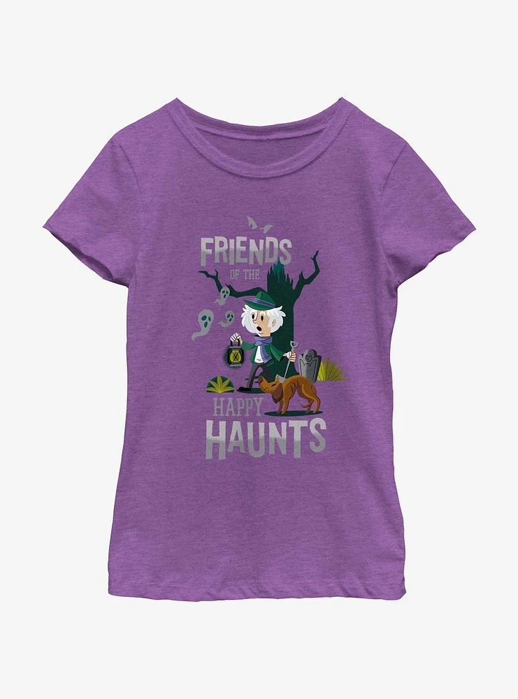 Disney The Haunted Mansion Friends Of Happy Haunts Youth T-Shirt