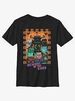 Minecraft Beware Of The Dark Youth Girls T-Shirt