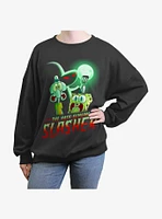 SpongeBob SquarePants Hash Slinging Slasher Womens Oversized Sweatshirt