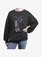 Disney The Nightmare Before Christmas Show Womens Oversized Sweatshirt