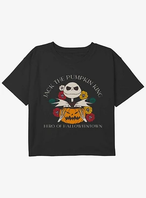 Disney The Nightmare Before Christmas Hero Of Halloweentown Youth Girls Boxy T-Shirt