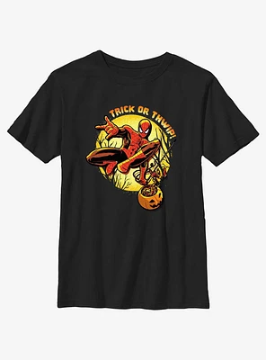 Marvel Spider-Man Trick Or Twip Spider Youth Girls T-Shirt