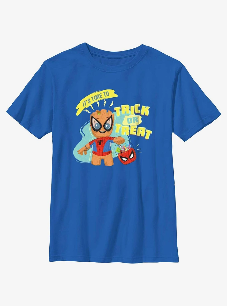 I Am Groot Trick Or Treat Time Youth Girls T-Shirt