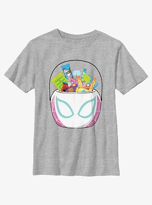 Marvel Spider-Gwen Ghost Spider Halloween Basket Youth Girls T-Shirt