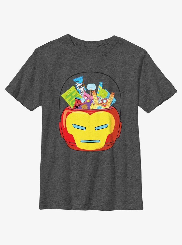 Marvel Iron Man Halloween Basket Youth Girls T-Shirt