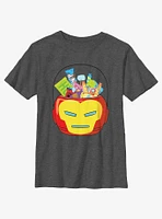 Marvel Iron Man Halloween Basket Youth Girls T-Shirt