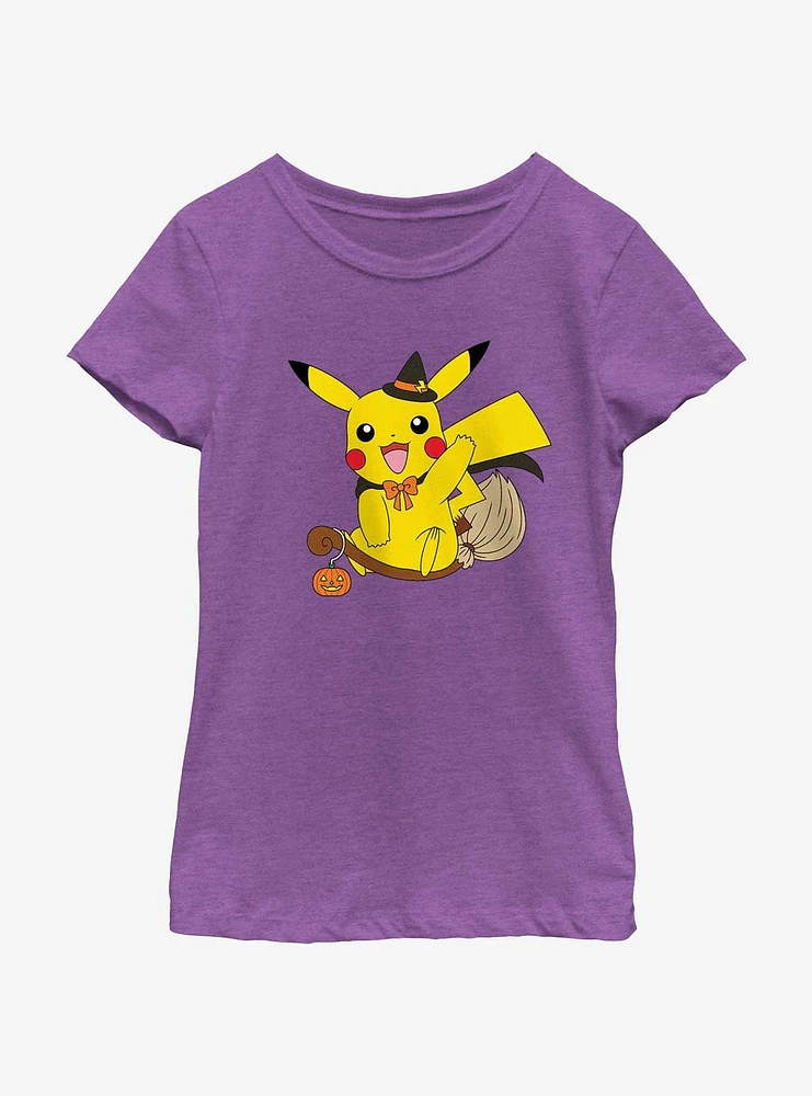 Pokemon Pikachu Witch Youth T-Shirt