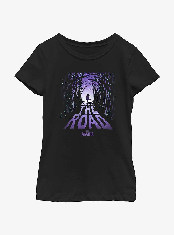 Marvel Agatha Down The Road Youth Girls T-Shirt