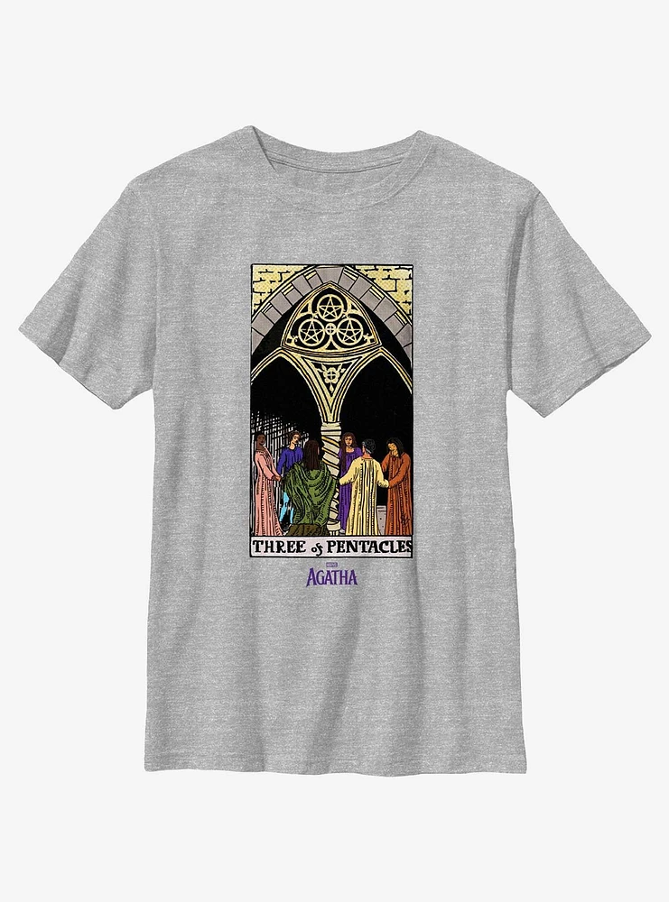 Marvel Agatha Three Of Pentacles Youth T-Shirt