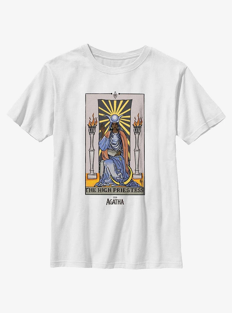 Marvel Agatha The High Priestess Tarot Youth T-Shirt