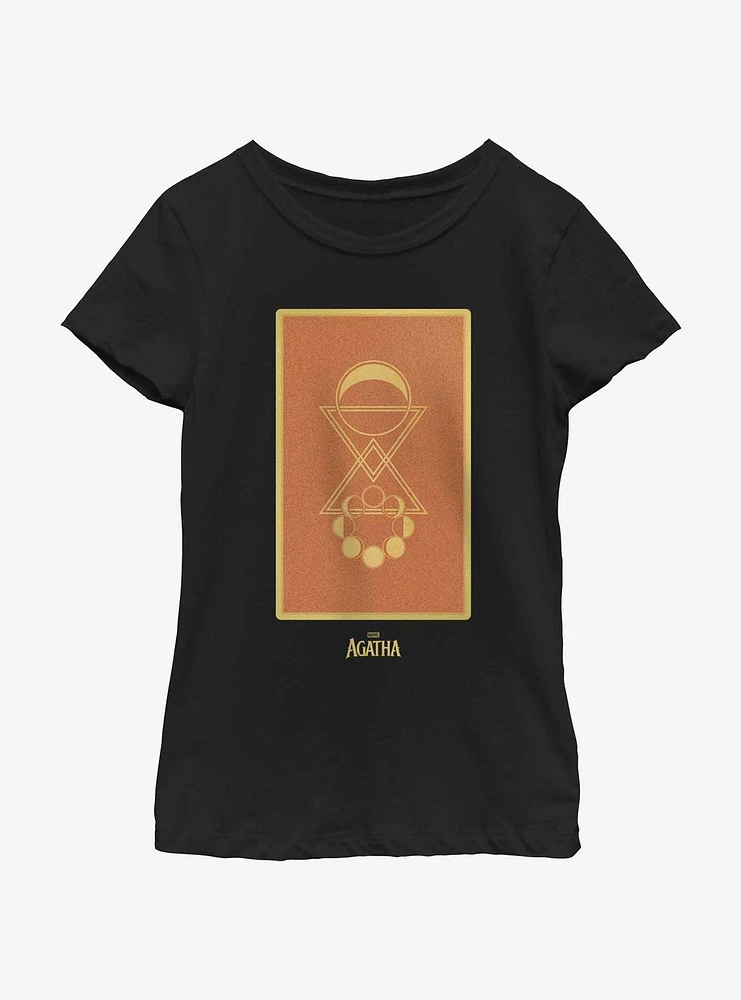 Marvel Agatha Tarot Card Youth Girls T-Shirt