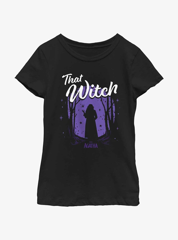 Marvel Agatha Witch Youth Girls T-Shirt