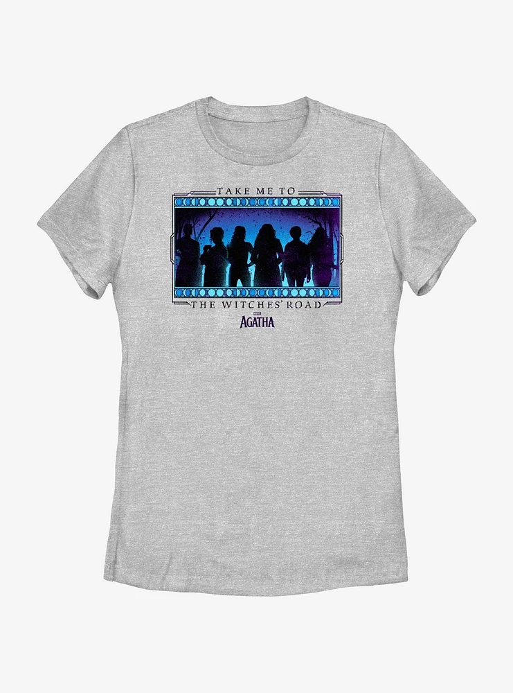 Marvel Agatha The Witches Road Womens T-Shirt