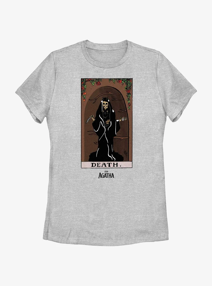 Marvel Agatha Death Tarot Card Womens T-Shirt