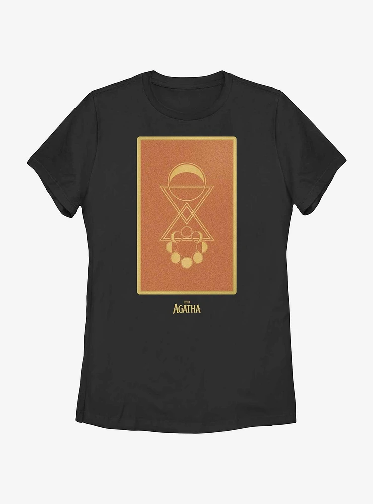 Marvel Agatha Tarot Card Womens T-Shirt