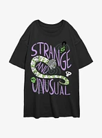 Beetlejuice Strange And Unusual Womens Oversized T-Shirt