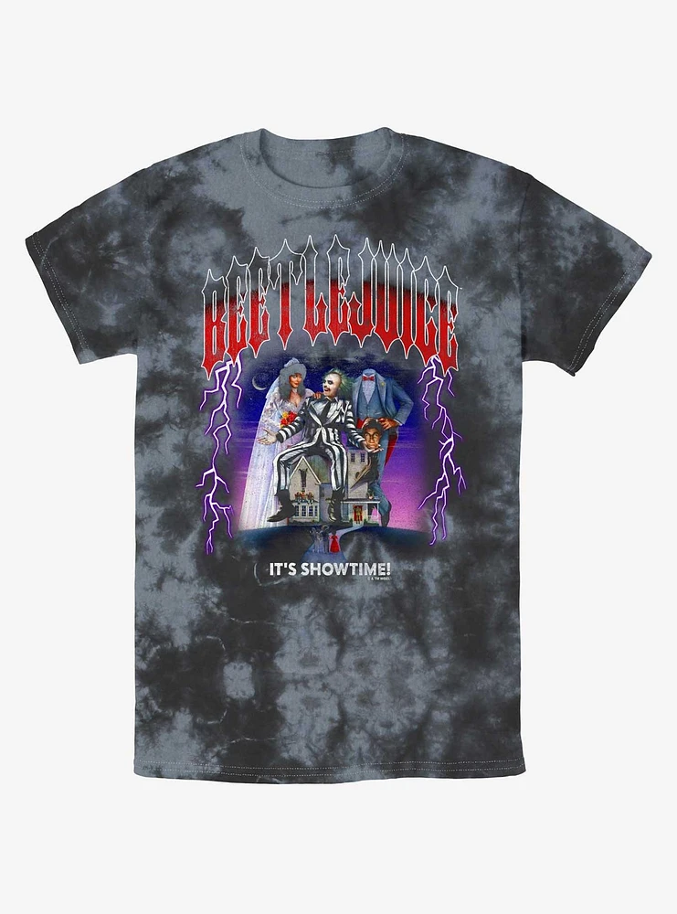 Beetlejuice Heavy Lightning Tie-Dye T-Shirt