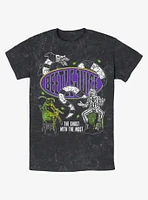 Beetlejuice Racer Logo Mineral Wash T-Shirt