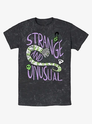 Beetlejuice Strange And Unusual Mineral Wash T-Shirt