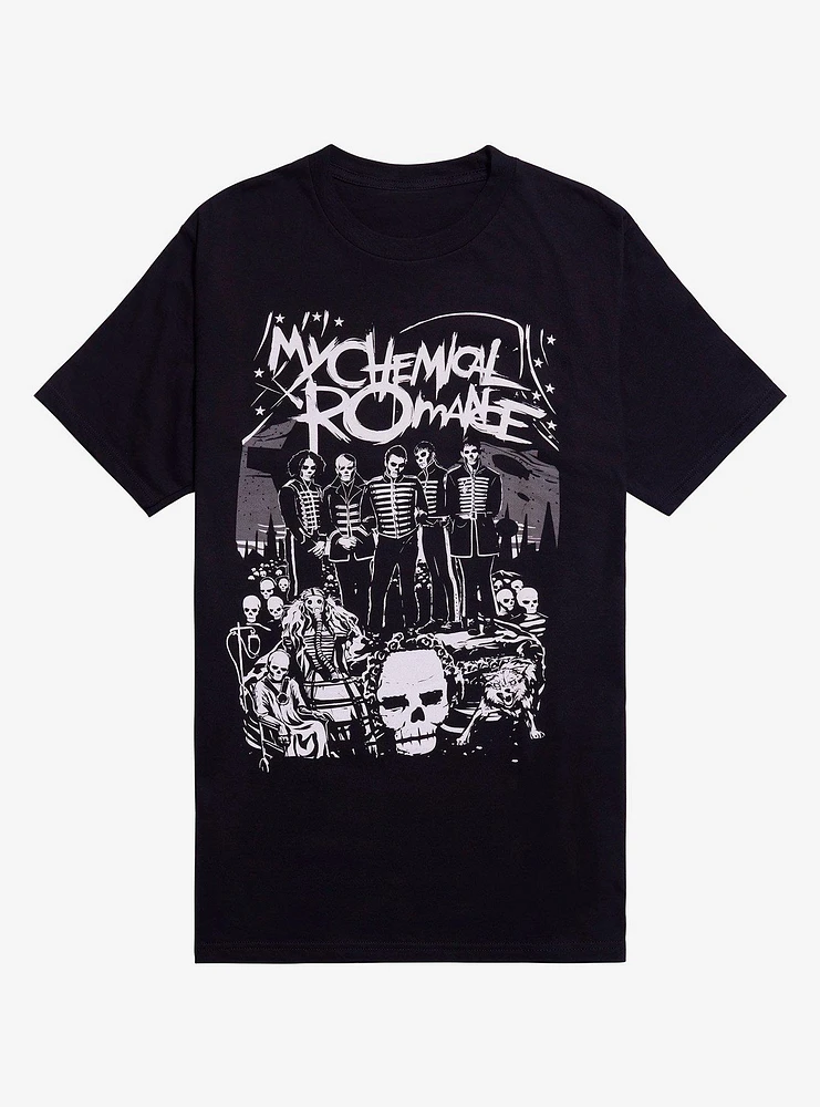 My Chemical Romance Black Parade Group T-Shirt