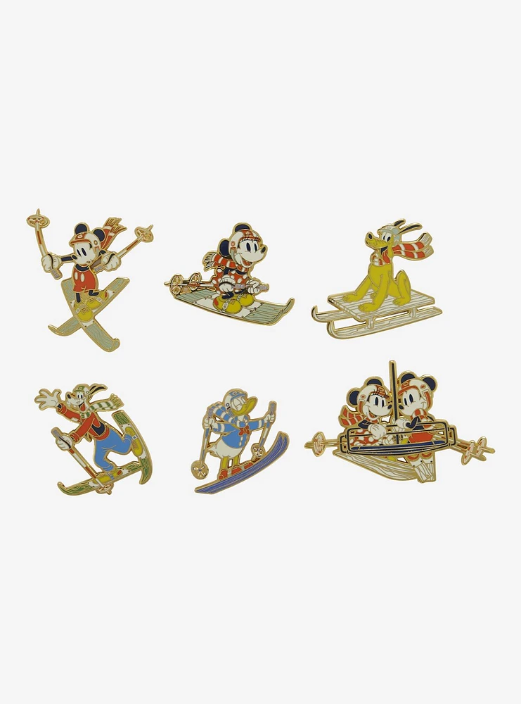 Disney Mickey and Friends Skiing Adventure Blind Box Enamel Pin — BoxLunch Exclusive